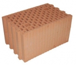 Керамический перегородочный блок Kerakam 25XL 380x250x219 с пазом и гребнем